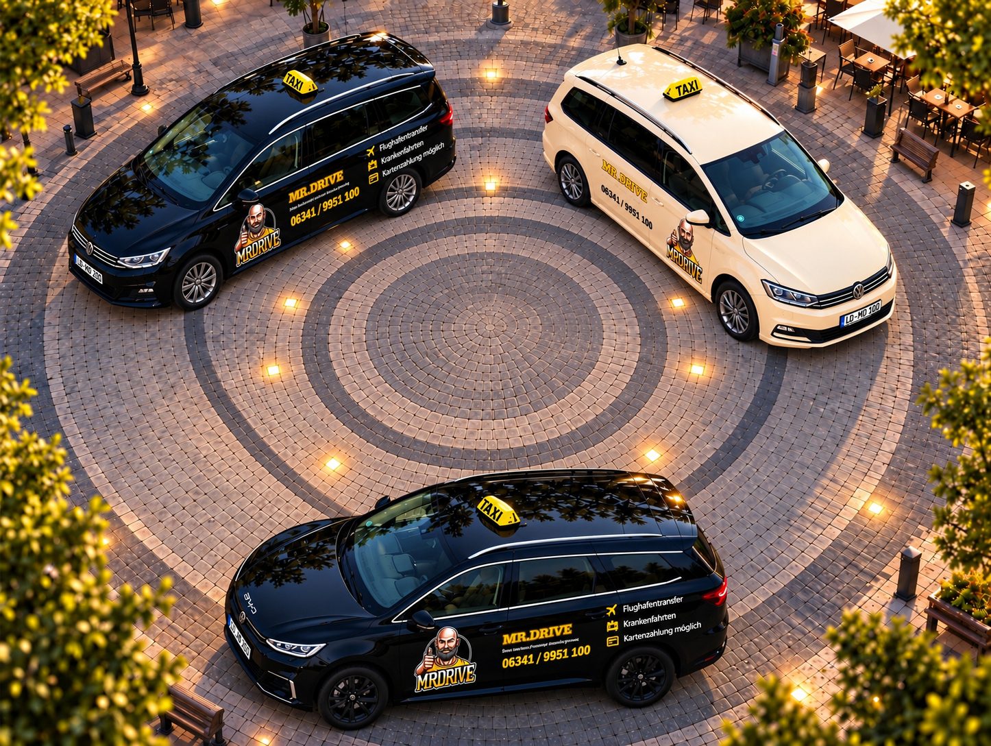 Die Fahrzeuge von MR DRIVE Taxi Landau